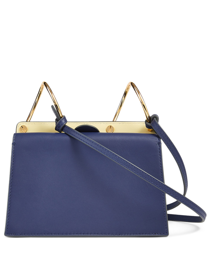 Mini Phoebe Leather Crossbody Bag