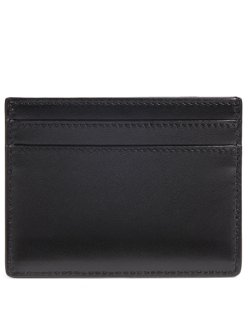 Leather Card Holder With Studs