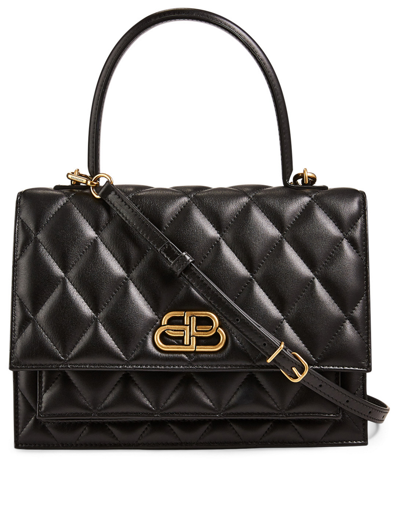 BALENCIAGA Medium Sharp Leather Bag Holt Renfrew