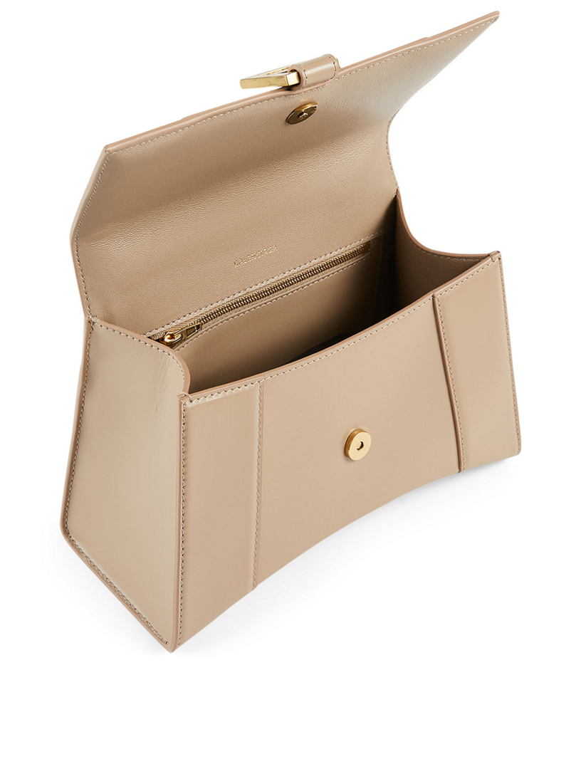 BALENCIAGA Small Hourglass Leather Bag | Holt Renfrew
