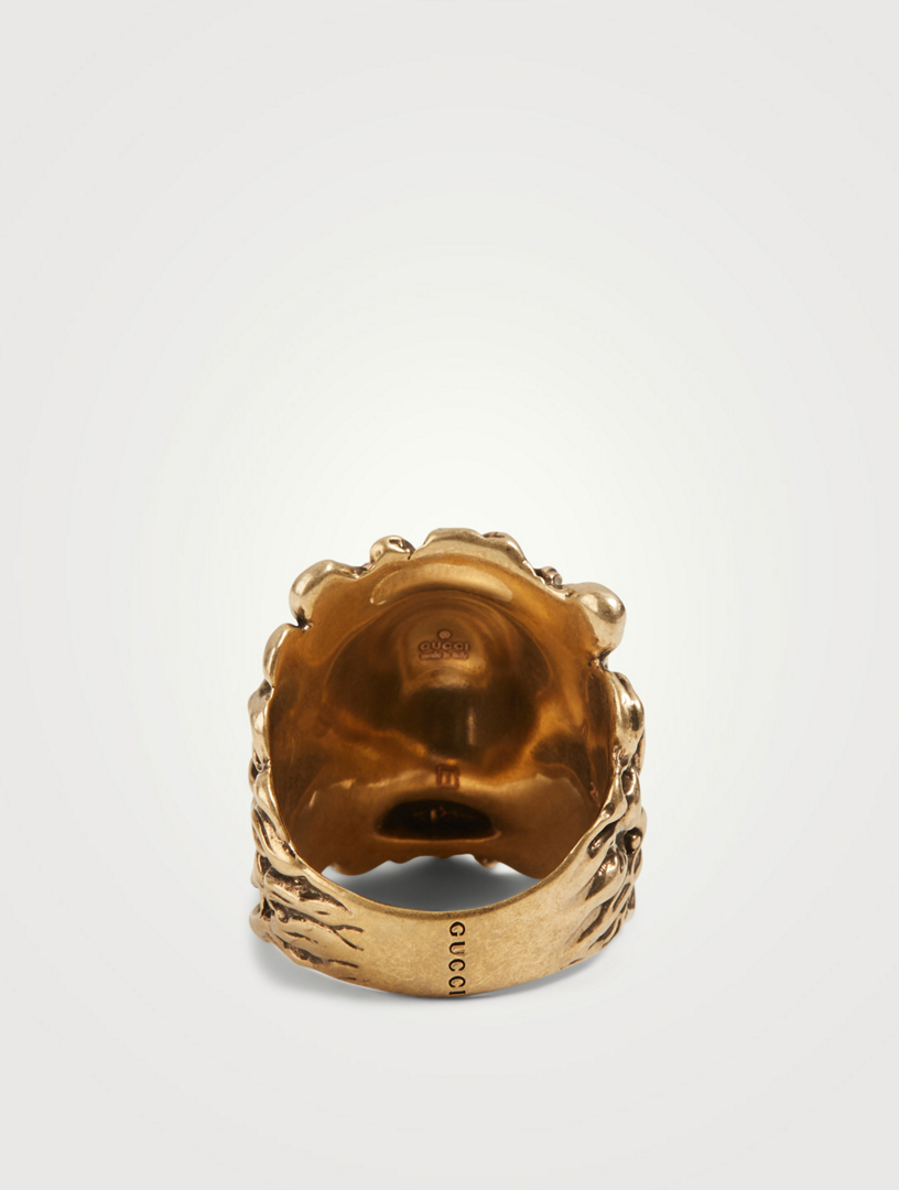 GUCCI Lion Head Ring | Holt Renfrew