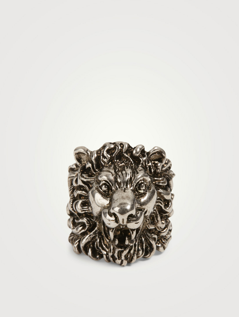 Bague tete de lion