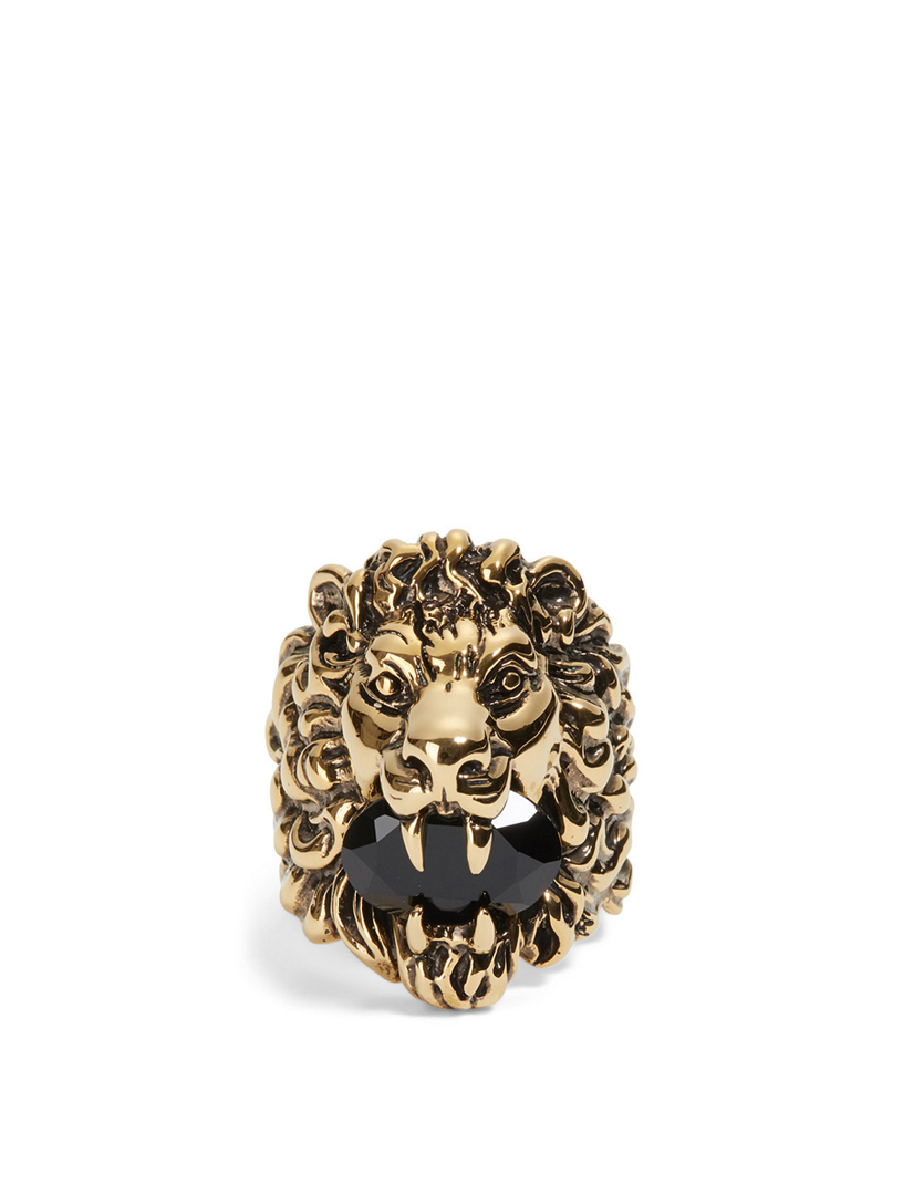 Bague tête de lion gucci hot sale