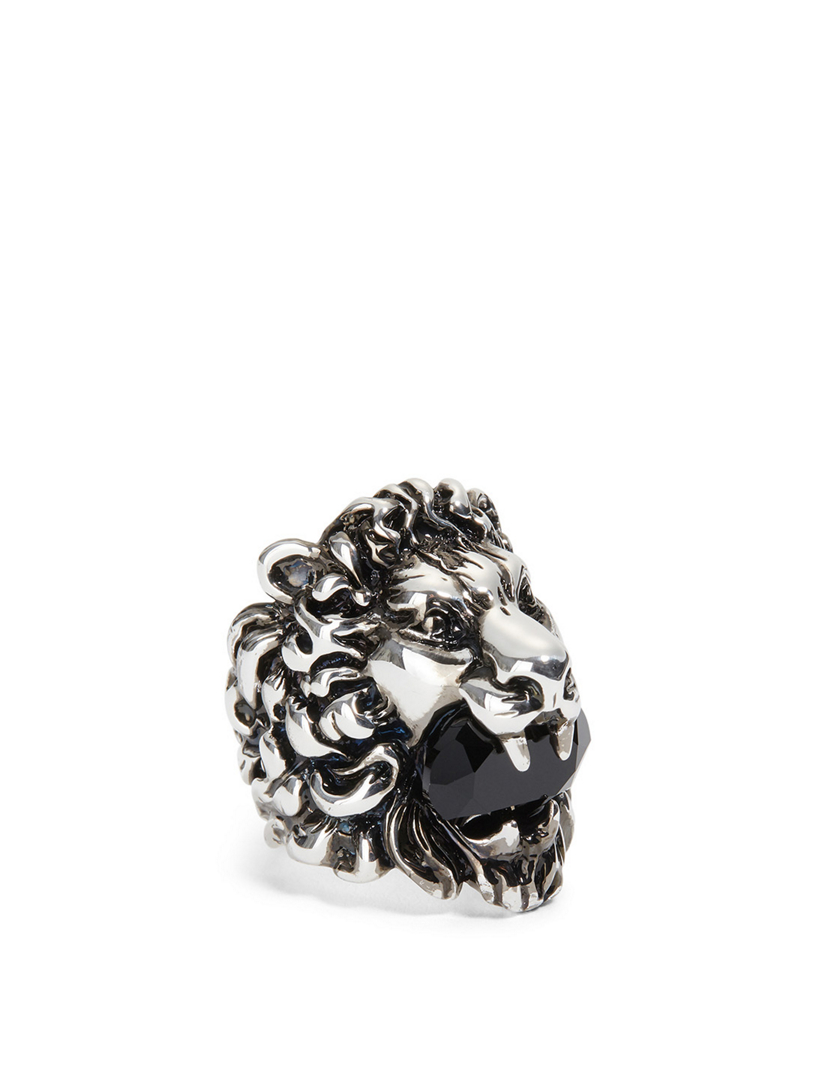 GUCCI Lion Head Ring With Crystal | Holt Renfrew