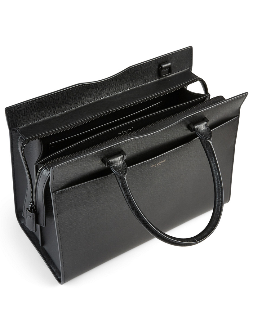 Medium Uptown YSL Monogram Leather Bag