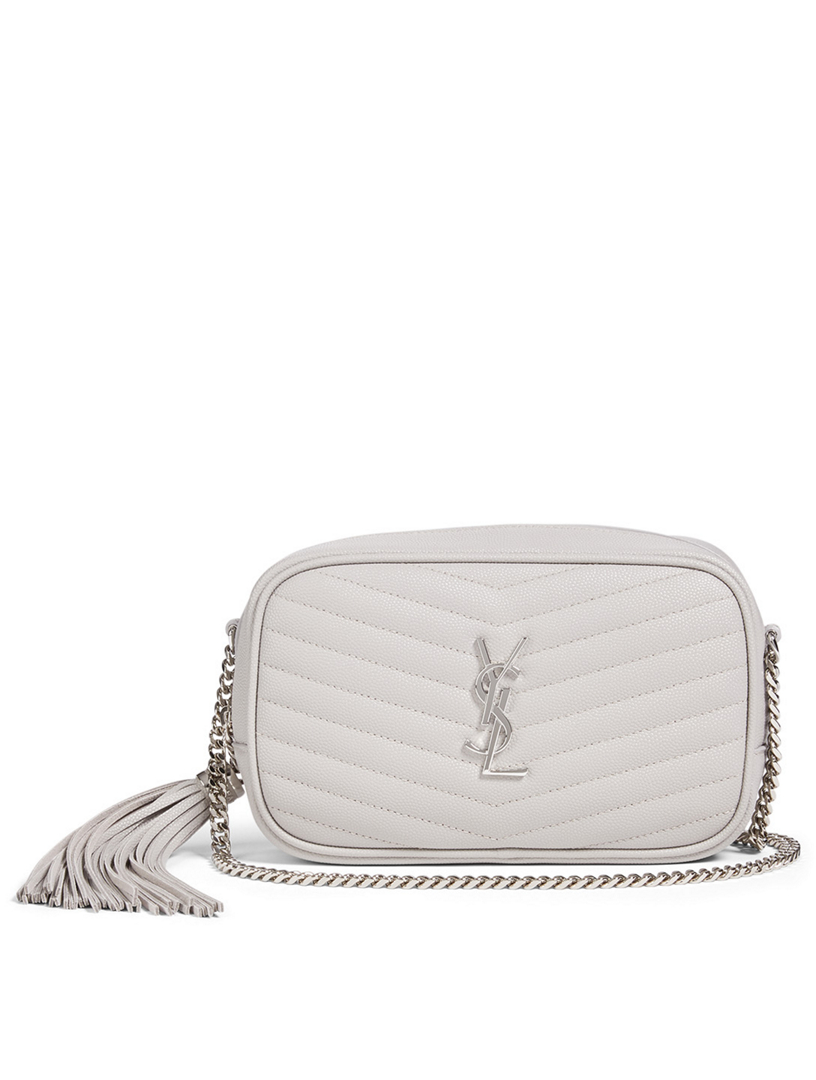 Mini lou ysl monogram leather online bag