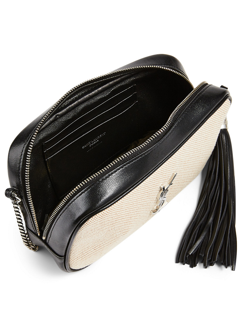 Mini Lou Canvas And Leather Bag