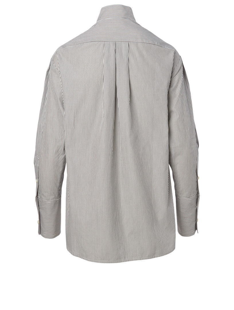 Cotton Shirt Stripe Print