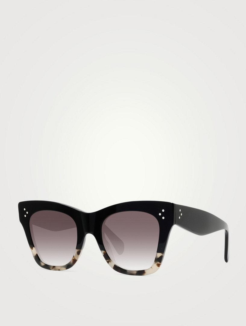 Celine Black Square Gradient Sunglasses