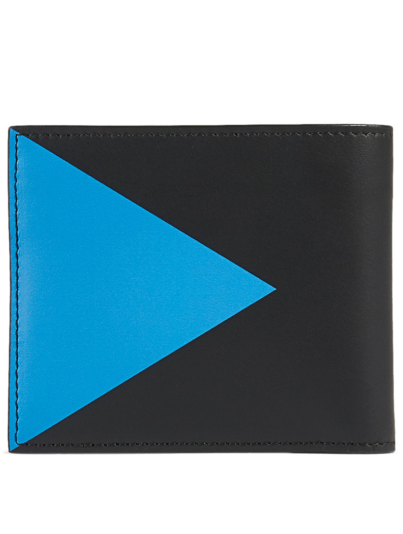 V Shape Leather Bifold Wallet