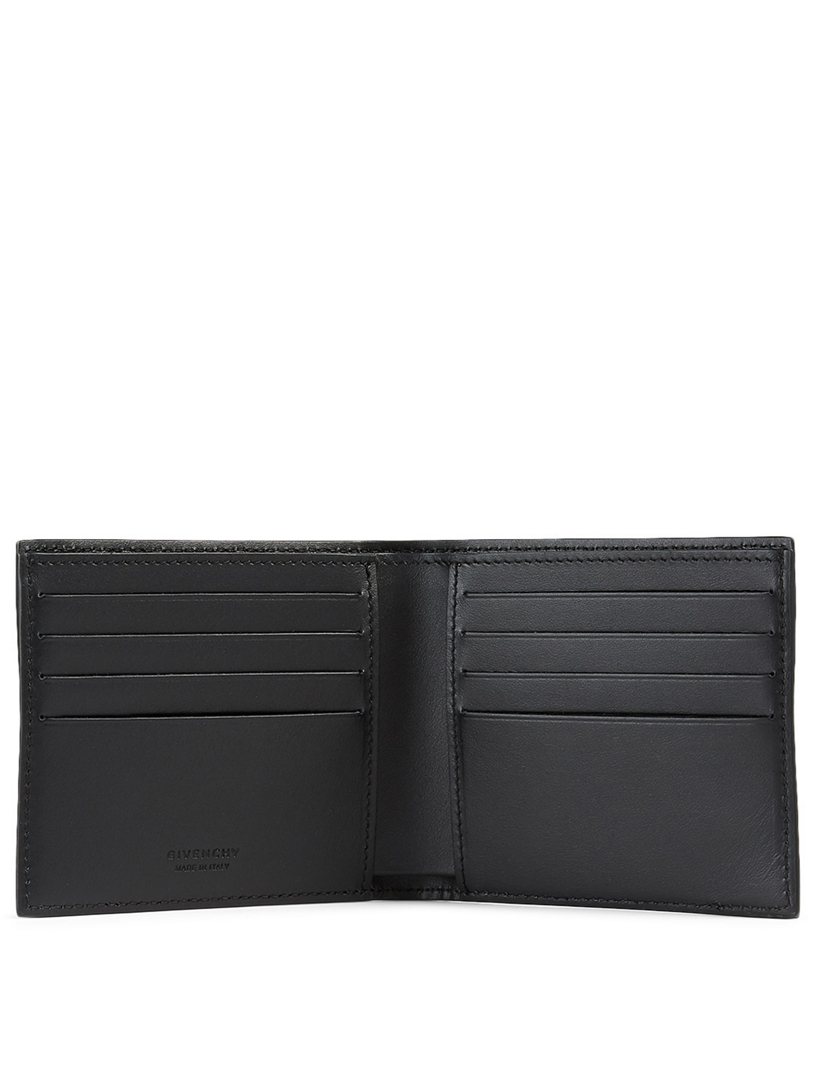 V Shape Leather Bifold Wallet