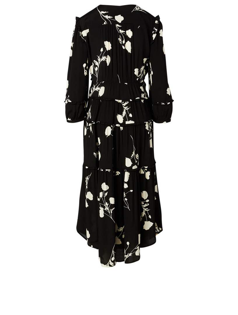 Paule Midi Dress In Floral Print