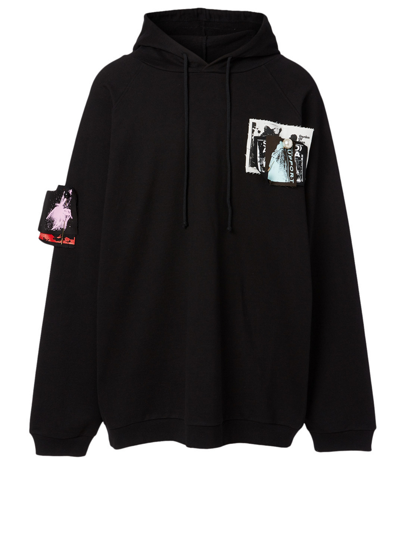 Raf Simons Black Oversized Hoodie Raf Simons