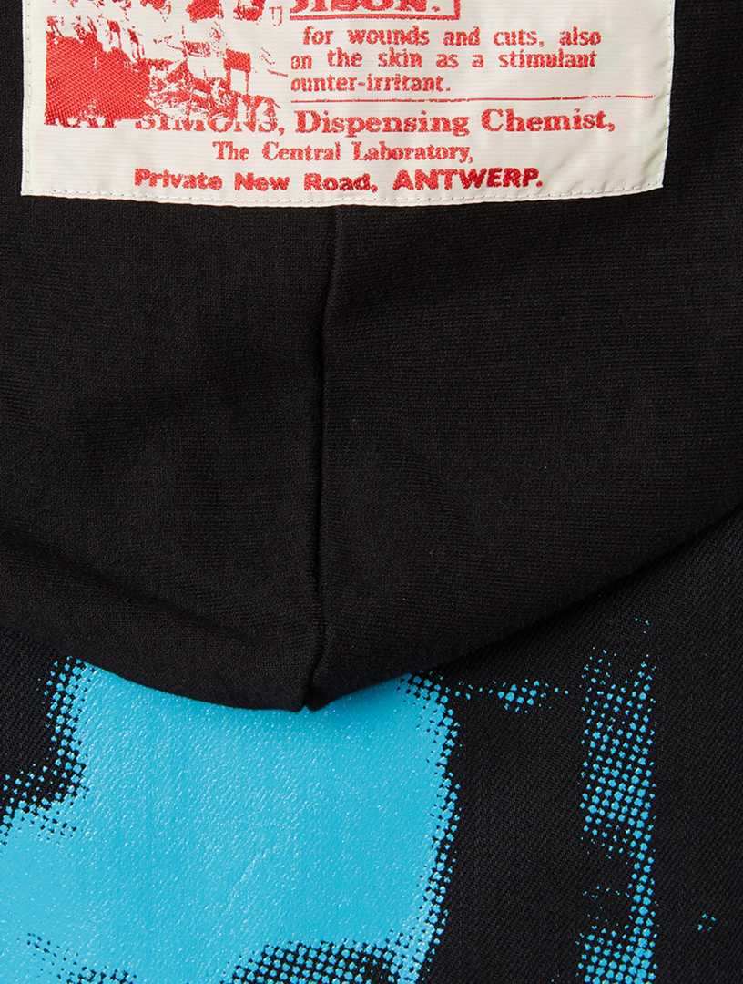 Cotton Oversized Hoodie With Patches