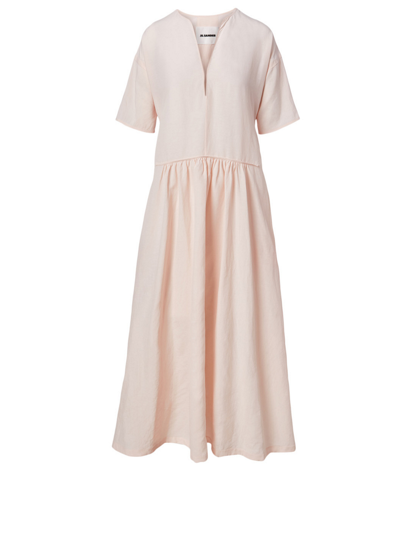 JIL SANDER Linen-Blend Maxi Dress | Holt Renfrew