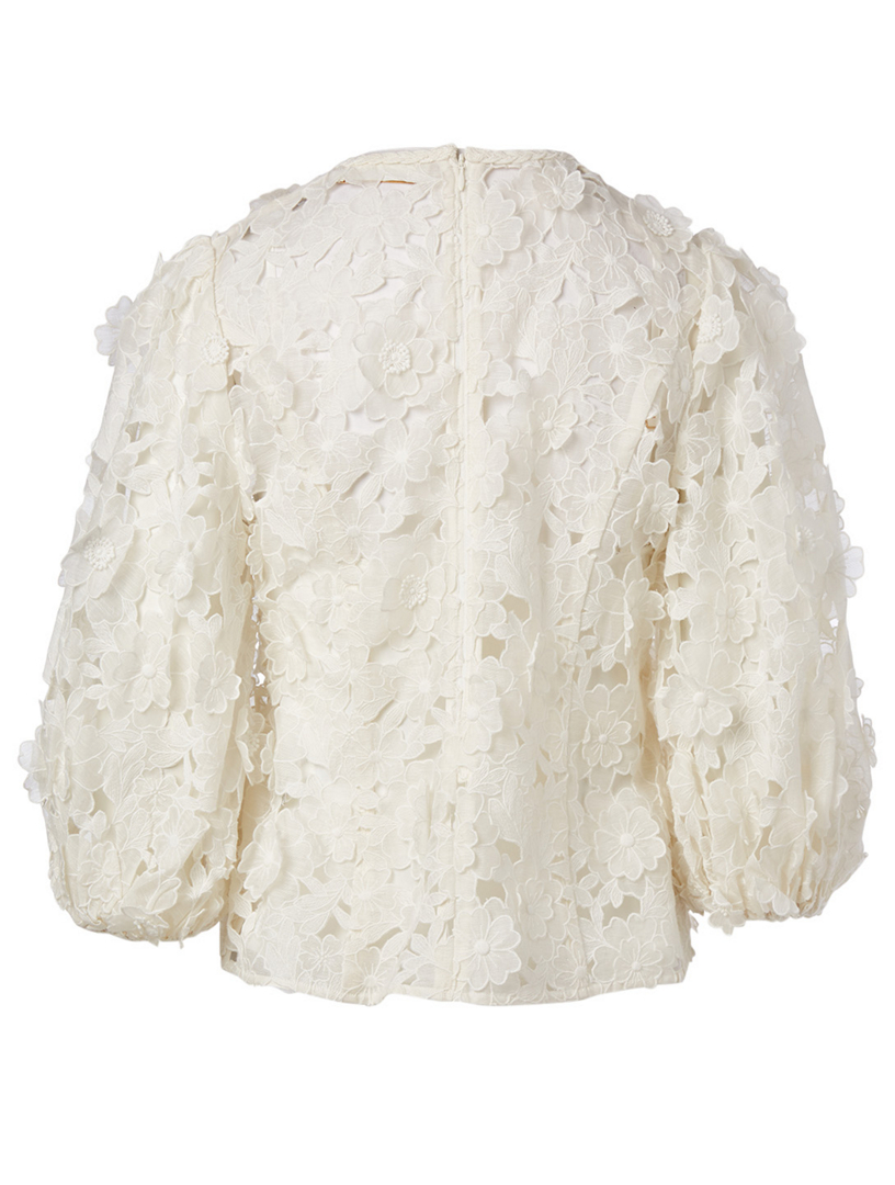 Super Eight Linen And Silk Blouse With Embroidery