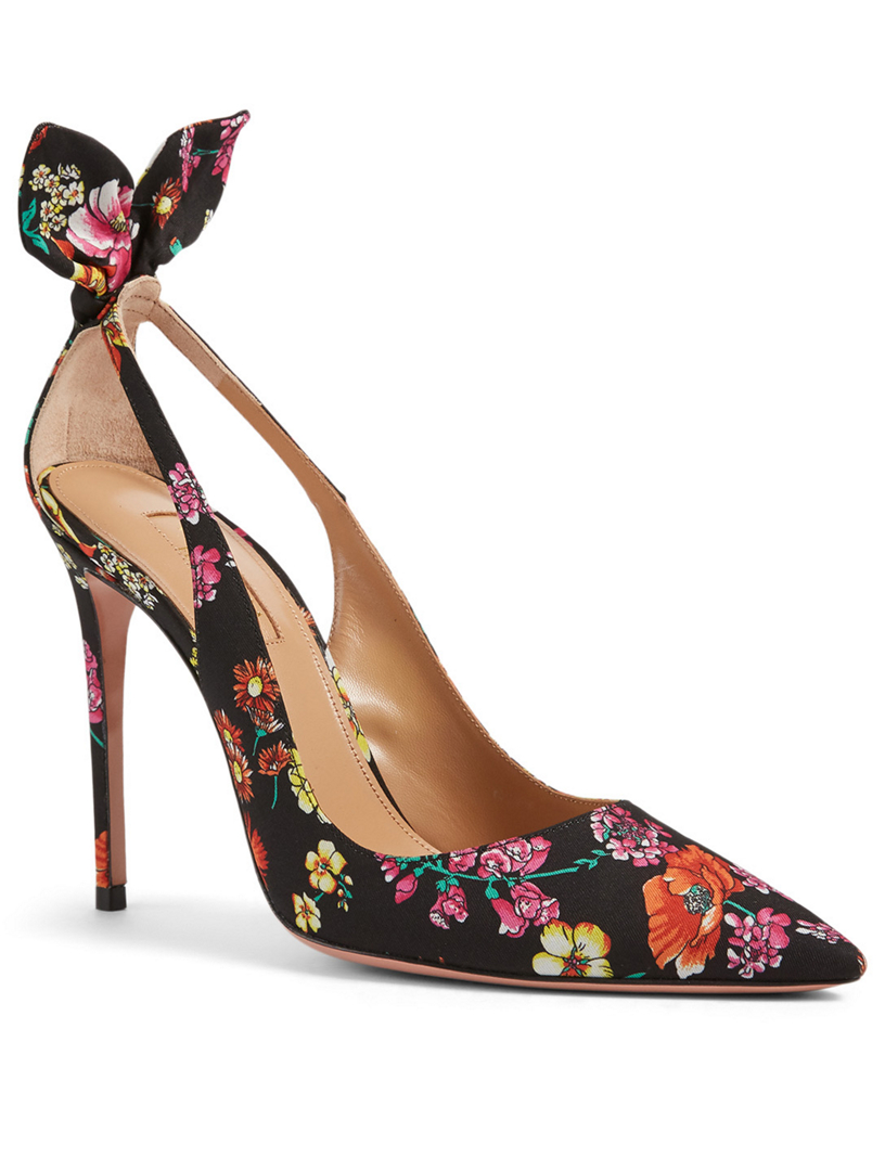 Deneuve 105 Fabric Pumps Floral Print