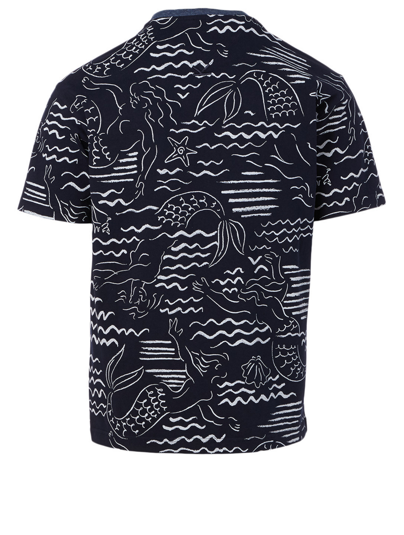 Logo T-Shirt Mermaid Print