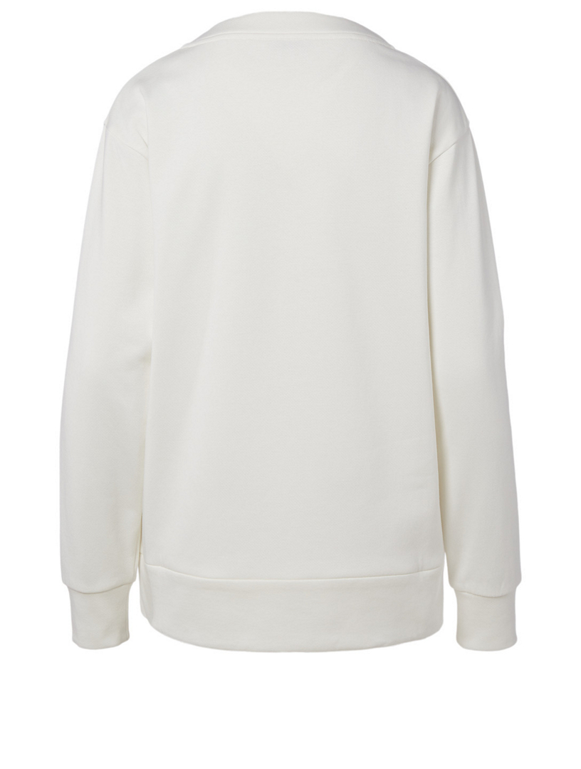 Cotton-Blend Logo Sweatshirt