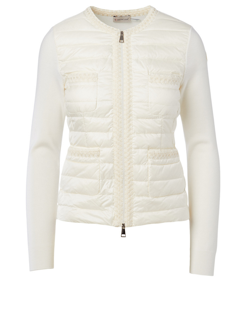 Wool Quilted Cardigan