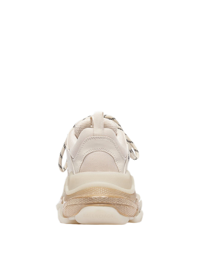 BALENCIAGA Sneakers Triple S en cuir et en mailles semelle