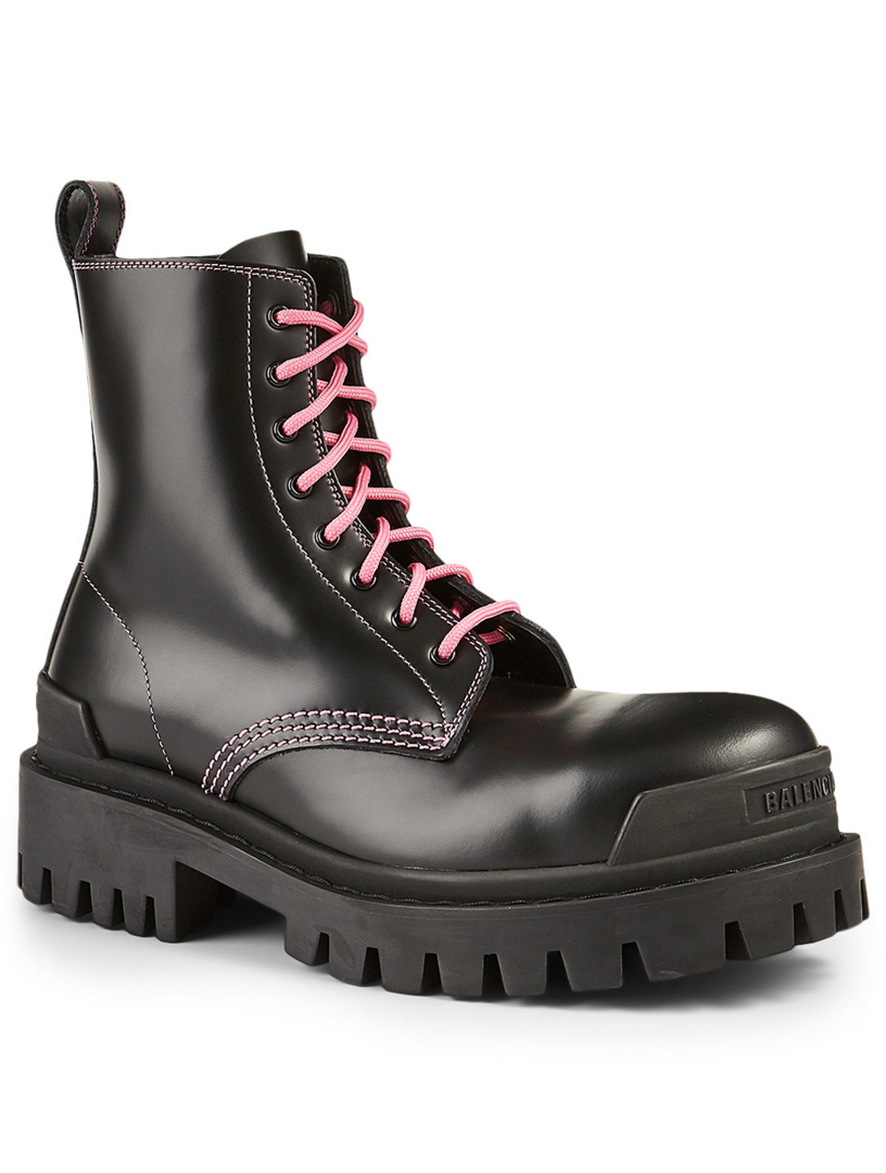 靴 Balenciaga Combat strike (see you Men's Combat Strike Boot in Black | Balenciaga CA