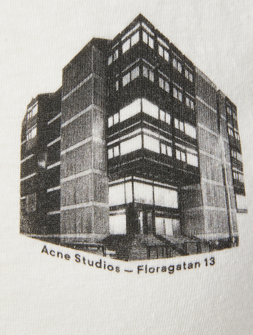 Cropped T-Shirt Headquarter Print