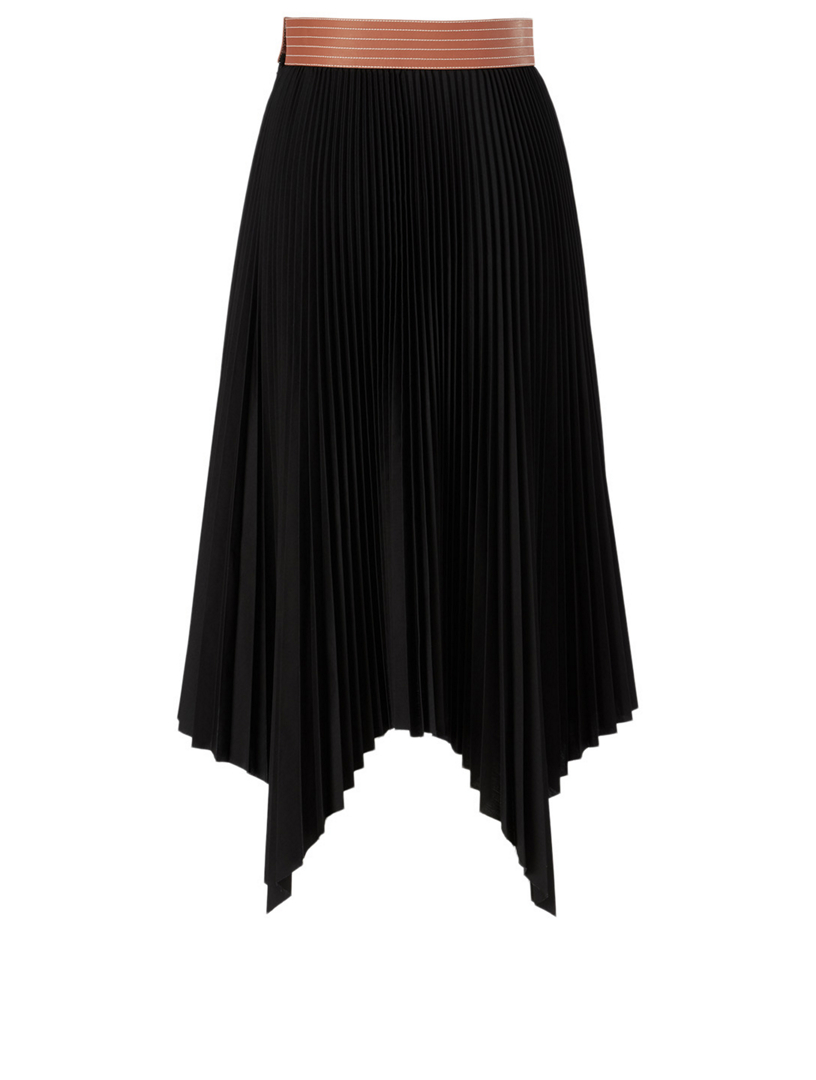 Pleated Midi Skirt