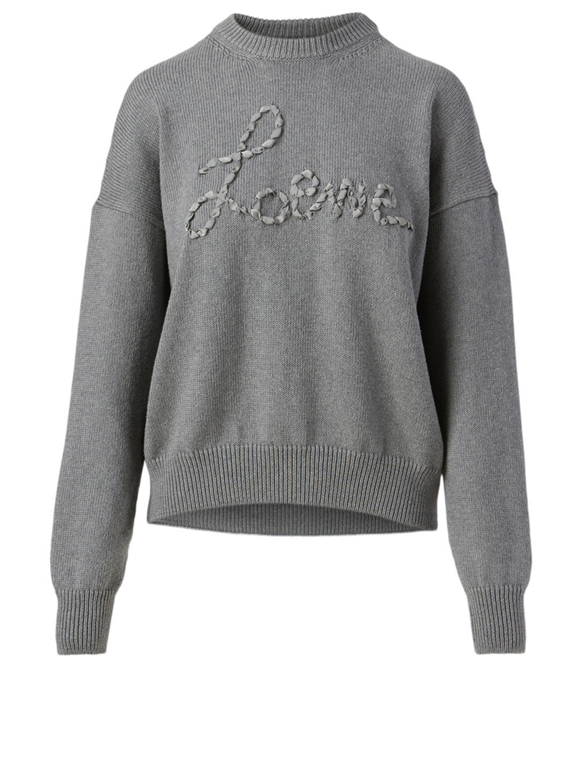 Loewe on sale logo sweater