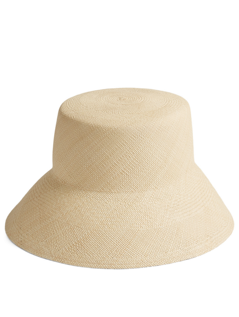 VLOGO Straw Bucket Hat
