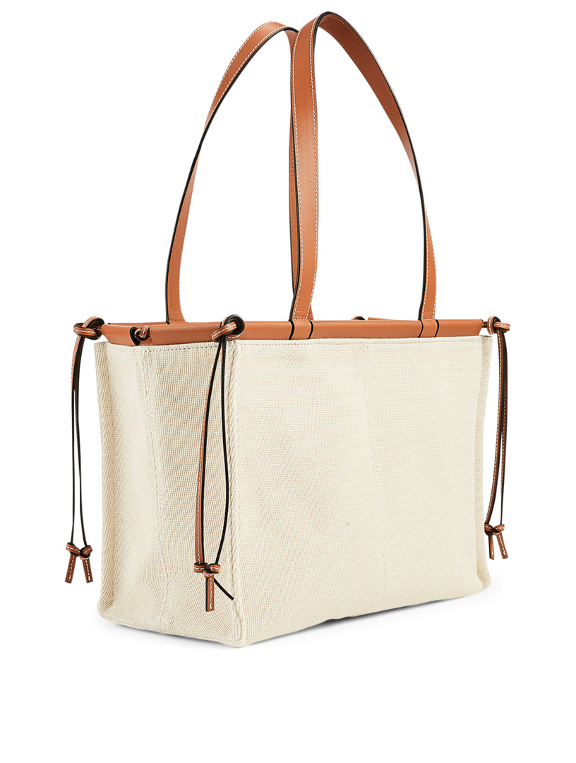 Loewe cushion best sale leather tote