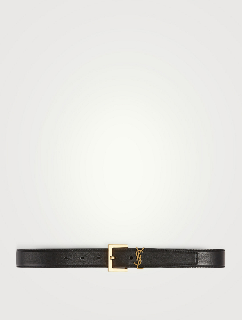 Saint Laurent Monogram Buckle Belt