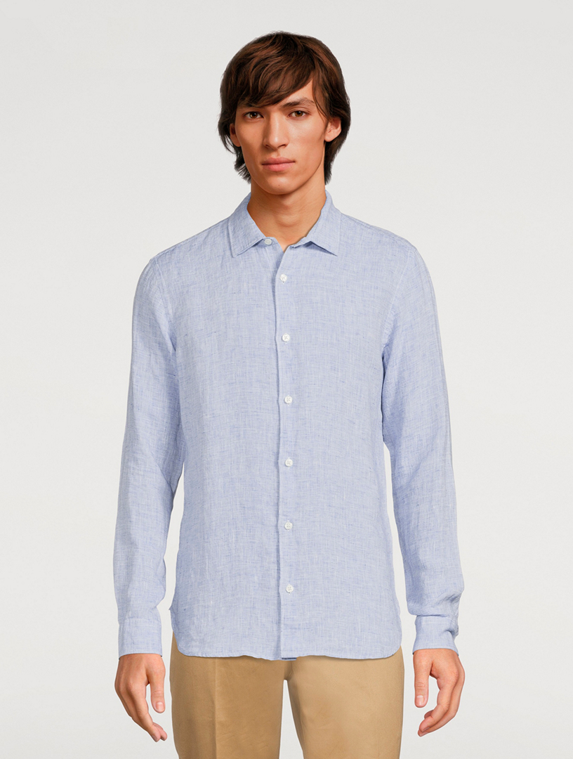 Giles Linen Tailored Shirt