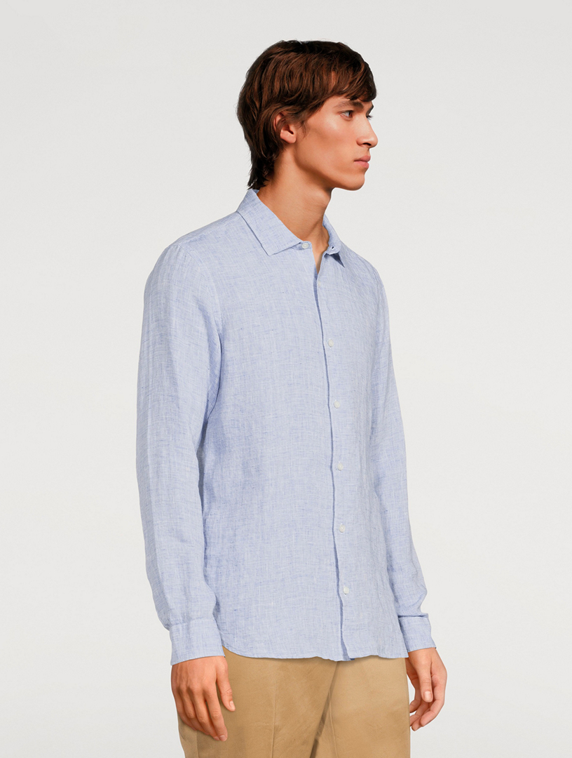 Giles Linen Tailored Shirt