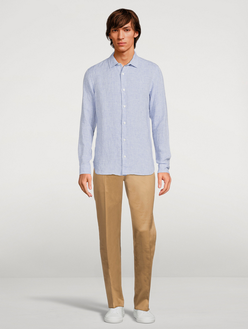 Giles Linen Tailored Shirt