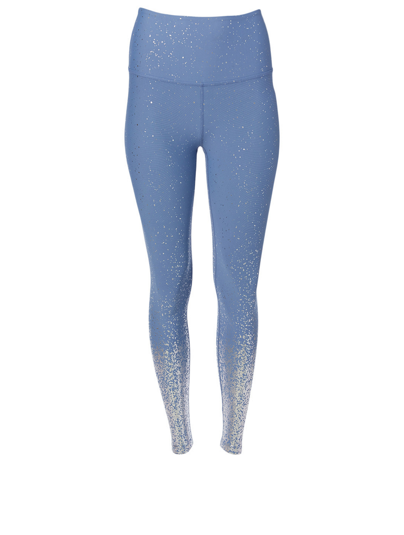 Beyond Yoga, Pants & Jumpsuits, Beyond Yoga Alloy Ombre High Waisted Midi  Leggings Speckled Size Medium