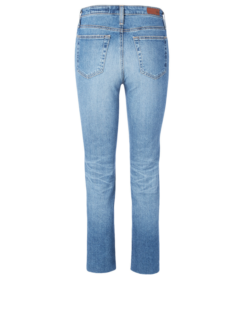 Isabelle High-Waisted Straight Crop Jeans