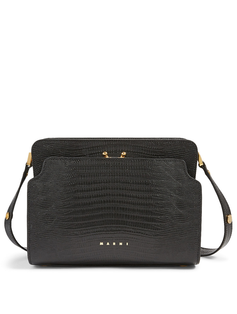 MARNI Trunk Reverse Leather Shoulder Bag | Holt Renfrew