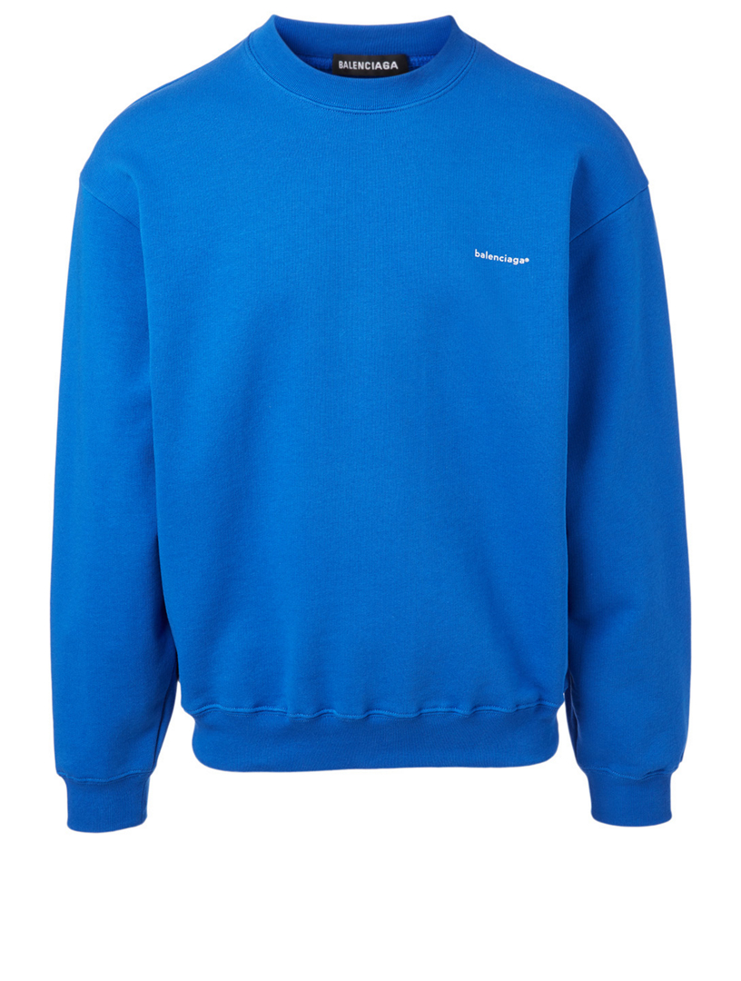 Blue balenciaga online sweatshirt