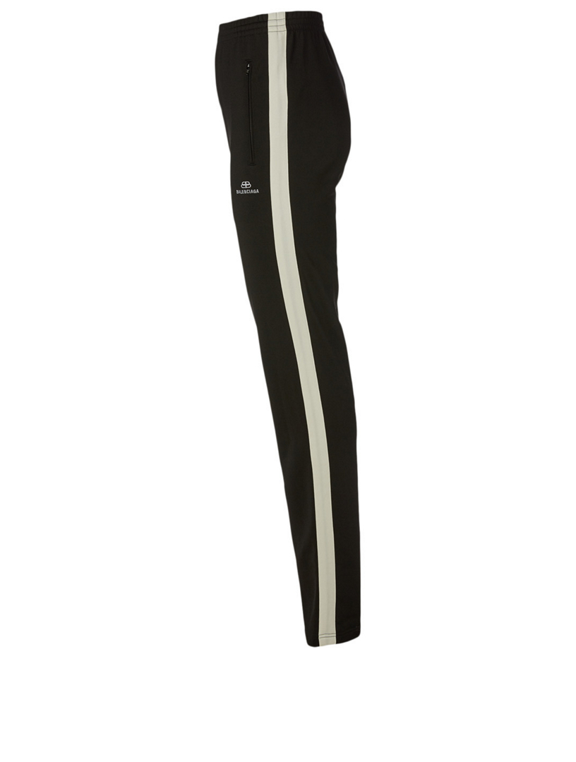 Cotton-Blend Track Pants