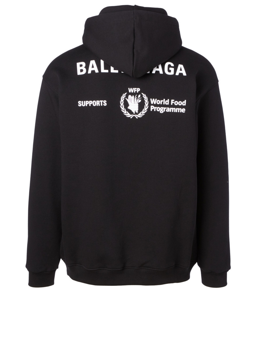 BALENCIAGA World Food Programme Cotton Hoodie Holt Renfrew