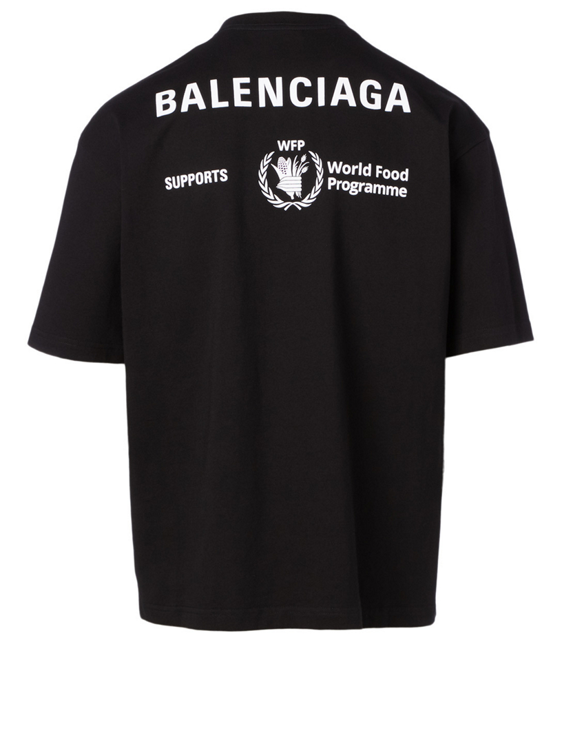 BALENCIAGA World Food Programme Cotton T-Shirt Holt Renfrew
