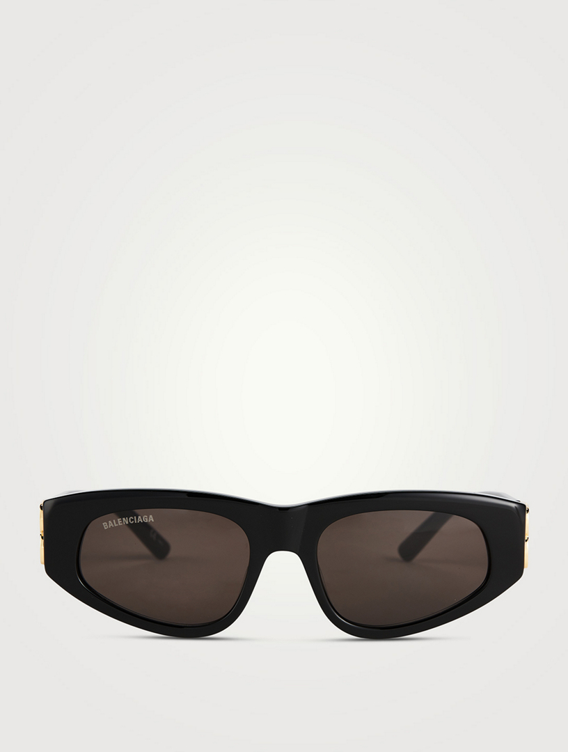 BALENCIAGA Dynasty D-Frame Rectangular Sunglasses  Black