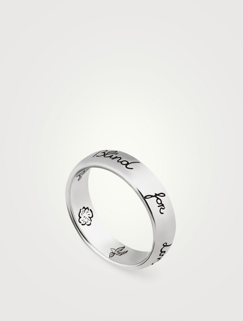 Blind For Love Sterling Silver Ring