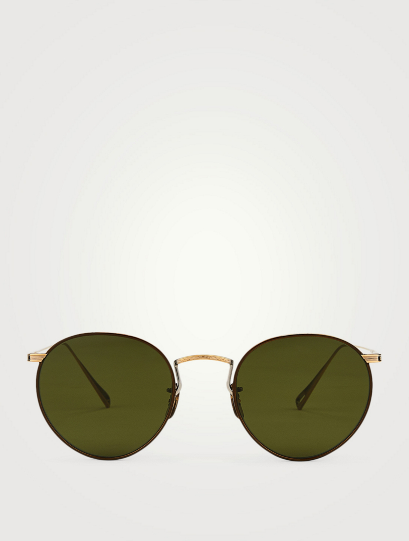 む　oliver peoples MANDEL OLIVER PEOPLES Mandel Round Sunglasses | Holt Renfrew