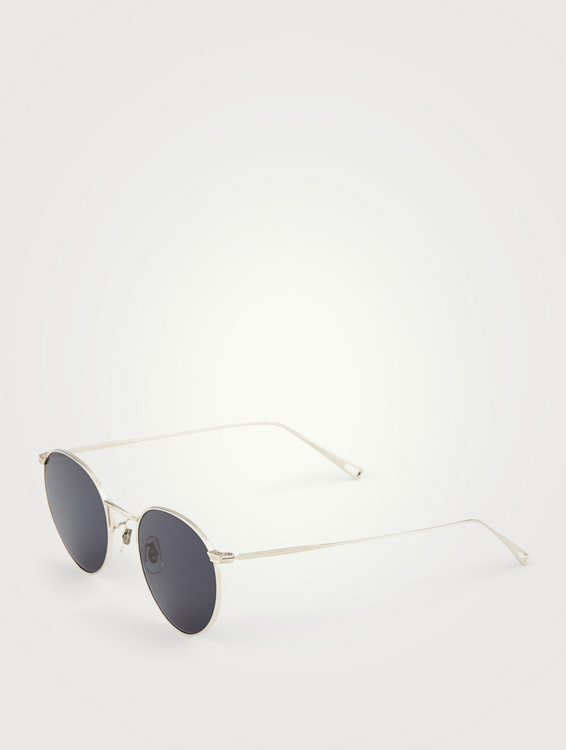む　oliver peoples MANDEL Oliver Mandeville Sunglasses in Brushed Gold | Oliver®