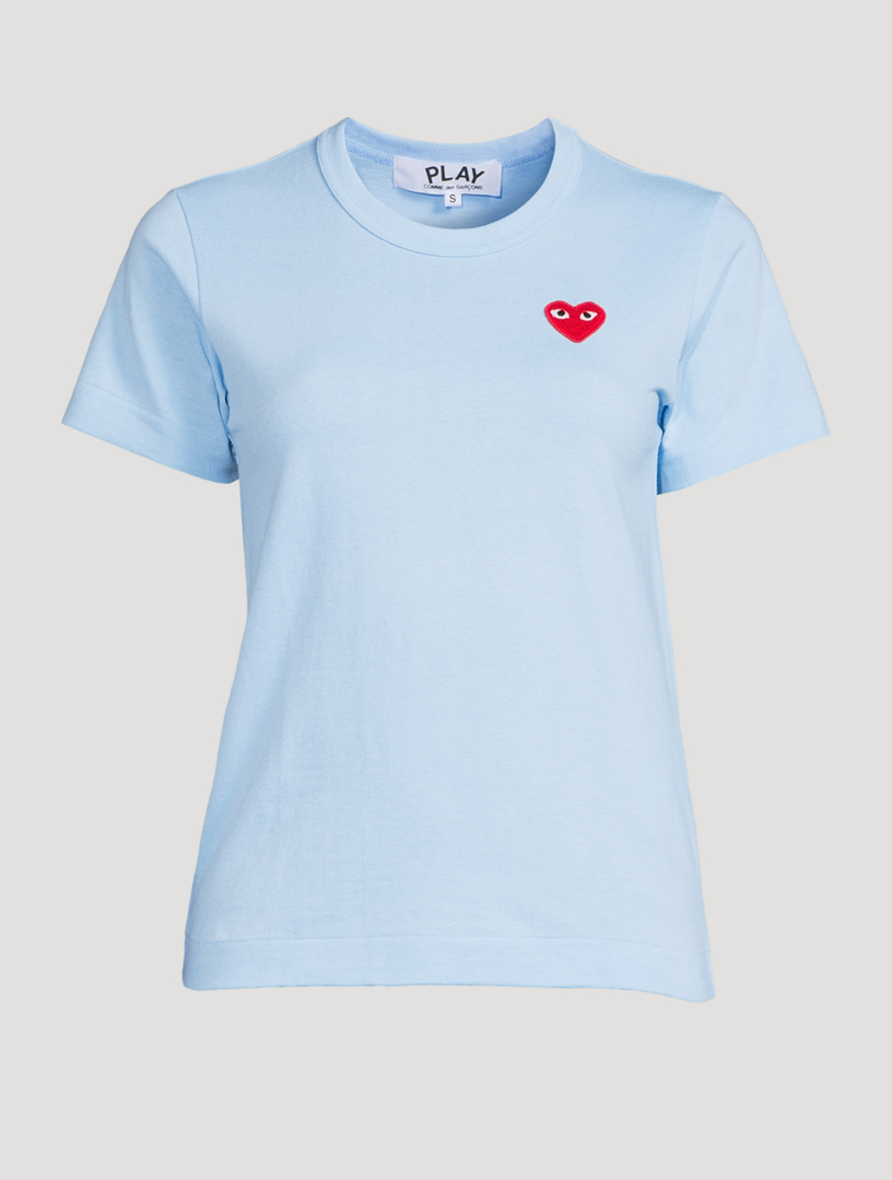 Cotton T-Shirt With Small Heart