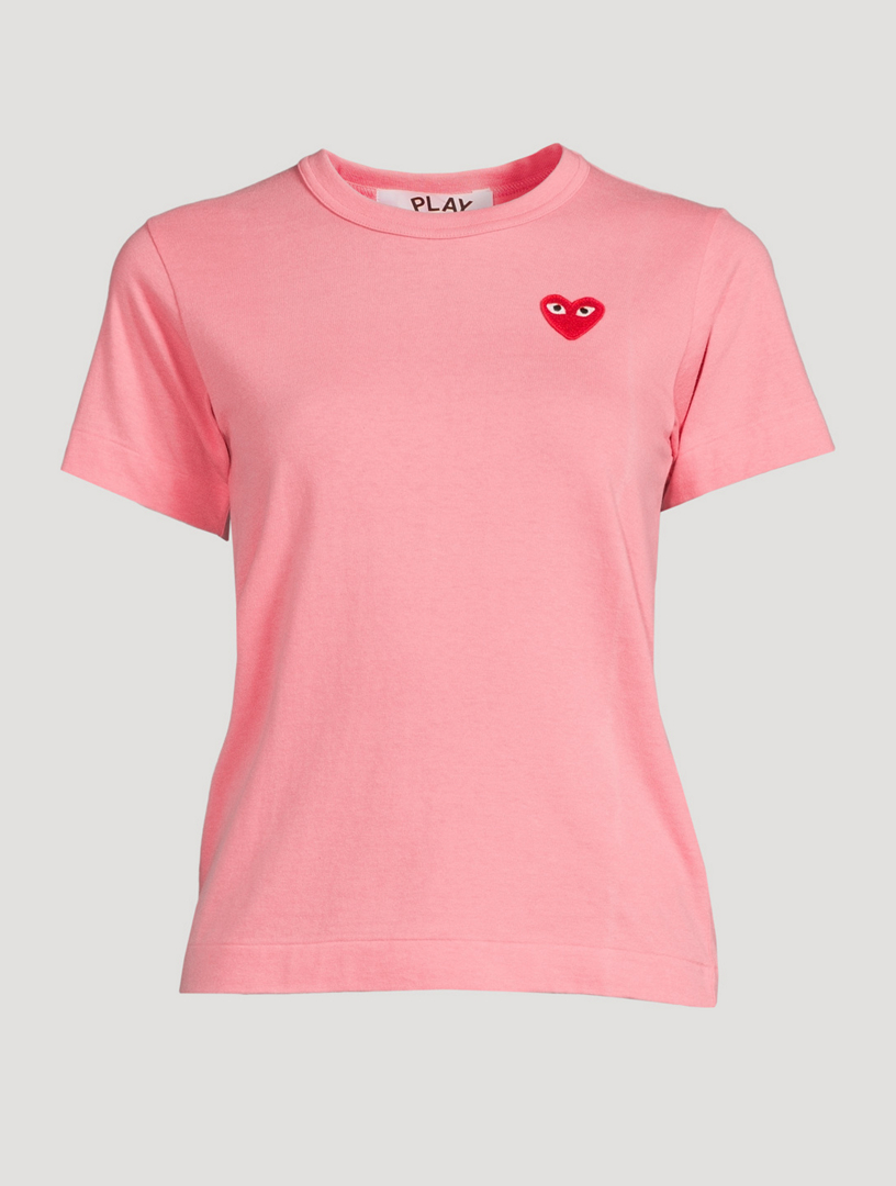 Comme des best sale garcons pink heart