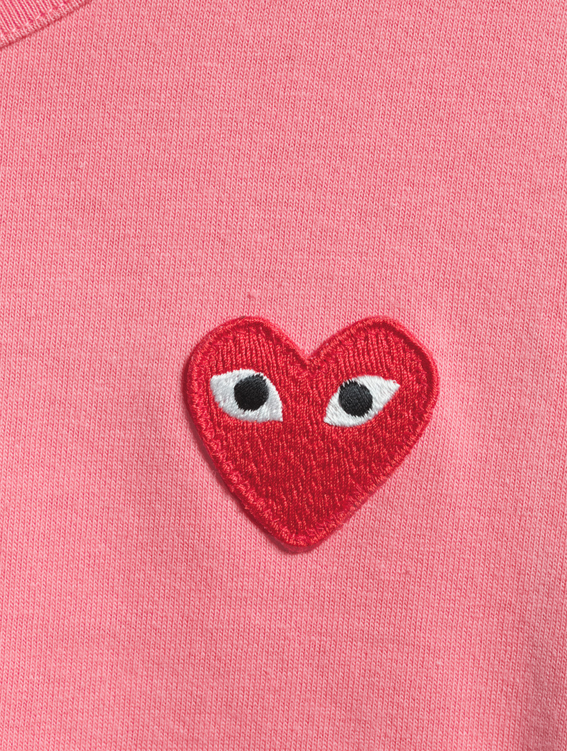 COMME DES GARÇONS PLAY Cotton T-Shirt With Small Heart