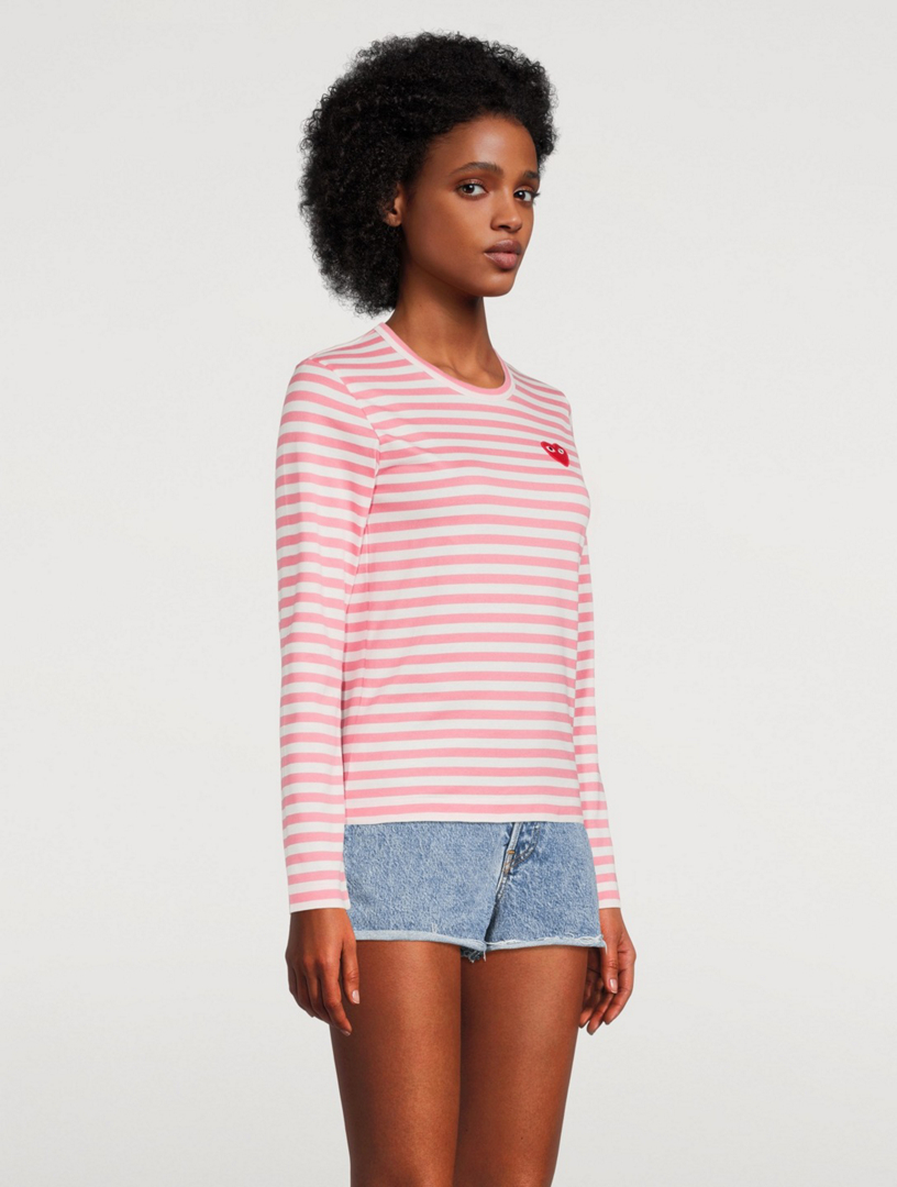 Long-Sleeve T-Shirt With Small Heart